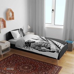 Koru Fern New Zealand Maori Tribal Warrior Bedding Set LT9