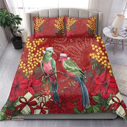 Merry Chrissie Australia King Parrots Bedding Set Aboriginal Art LT7