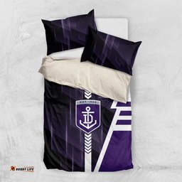Fremantle Dockers Bedding Set Modern Geometric Sports Graphic Style TS04