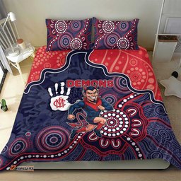 Demons Football Bedding Set Aboriginal Dot Art Pattern DT05