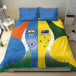 India Vs Australia Cricket Bedding Set Final Matchup LT05