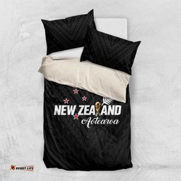 Football New Zealand Bedding Set Aotearoa United Black Version LT01