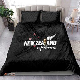 Football New Zealand Bedding Set Aotearoa United Black Version LT01