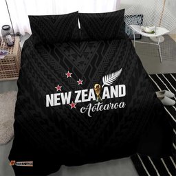 Football New Zealand Bedding Set Aotearoa United Black Version LT01