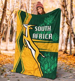 South Africa Premium Blanket Springboks Rugby Be Fancy