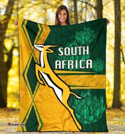 South Africa Premium Blanket Springboks Rugby Be Fancy