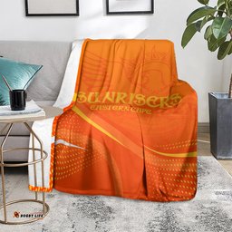 Sunrisers Eastern Cape Custom Blanket South African Cricket 2024 Sporty