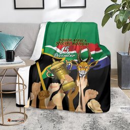 South Africa Special Holiday Blanket Springboks Champions Celebration Rugby Is My Soul