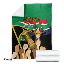 South Africa Special Holiday Blanket Springboks Champions Celebration Rugby Is My Soul