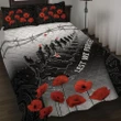 New Zealand Quilt Bed Set - Anzac Lest We Forget Poppy A02