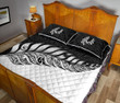New Zealand Quilt Bed Set Silver Fern Kiwi | Love The World