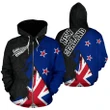 New Zealand Special Grunge Flag Zip-Up Hoodie | Clothing | Love the World