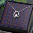 1sttheworld Jewelry - Pride Of Scotland Tartan Forever Love Necklace A7 | 1sttheworld
