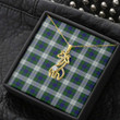 1sttheworld Jewelry - Blackwatch Dress Modern Graceful Love Giraffe Necklace A7 | 1sttheworld