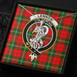 1sttheworld Jewelry - Lennox Modern Clan Tartan Crest Graceful Love Giraffe Necklace A7 | 1sttheworld