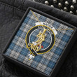 1sttheworld Jewelry - Napier Modern Clan Tartan Crest Graceful Love Giraffe Necklace A7 | 1sttheworld