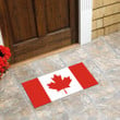 1sttheworld Rubber Doormat - Canada Custom Shape Rubber Doormat A35