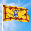 1sttheworld Premium Flag - Forbes Family Crest - Royal Banner of Scotland A7 | 1sttheworld