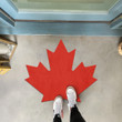 1sttheworld Doormat - Canada Custom Shape Rubber Doormat A7 | 1sttheworld