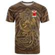 1sttheworld Tee - Swift or Swifte Family Crest T-Shirt - Celtic Vintage Dragon With Knot A7 | 1sttheworld
