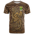 1sttheworld Tee - Libberton Family Crest T-Shirt - Celtic Vintage Dragon With Knot A7 | 1sttheworld
