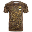 1sttheworld Tee - Rait or Reath Family Crest T-Shirt - Celtic Vintage Dragon With Knot A7 | 1sttheworld
