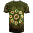1sttheworld Tee - Warner Family Crest T-Shirt - Celtic Wheel of the Year Ornament A7 | 1sttheworld