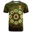 1sttheworld Tee - Edmonstone Family Crest T-Shirt - Celtic Wheel of the Year Ornament A7 | 1sttheworld