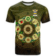 1sttheworld Tee - Downie or Downey Family Crest T-Shirt - Celtic Wheel of the Year Ornament A7 | 1sttheworld