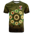 1sttheworld Tee - Hutchinson Family Crest T-Shirt - Celtic Wheel of the Year Ornament A7 | 1sttheworld