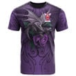 1sttheworld Tee - Goddart Family Crest T-Shirt - Dragon Purple A7 | 1sttheworld