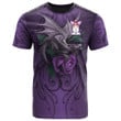 1sttheworld Tee - Pont Family Crest T-Shirt - Dragon Purple A7 | 1sttheworld