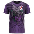 1sttheworld Tee - Fenton Family Crest T-Shirt - Dragon Purple A7 | 1sttheworld