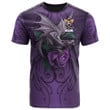 1sttheworld Tee - Warrand Family Crest T-Shirt - Dragon Purple A7 | 1sttheworld
