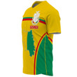 1sttheworld Clothing - Guinea Active Flag Baseball Jersey A35