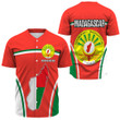 1sttheworld Clothing - Madagascar Active Flag Baseball Jersey A35
