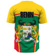 1sttheworld Clothing - Benin Active Flag Baseball Jersey A35