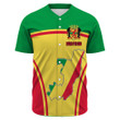 1sttheworld Clothing - Republic of the Congo Active Flag Baseball Jersey A35