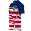 1sttheworld Clothing - Liberia Active Flag Baseball Jersey A35