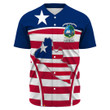 1sttheworld Clothing - Liberia Active Flag Baseball Jersey A35