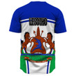 1sttheworld Clothing - Lesotho Active Flag Baseball Jersey A35