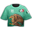 1sttheworld Clothing - Mexico Soccer Jersey Style - Croptop T-shirt A95 | 1sttheworld