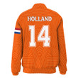 1sttheworld Clothing - Netherlands Soccer Jersey Style - Thicken Stand-Collar Jacket A95 | 1sttheworld