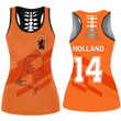 1sttheworld Clothing - Netherlands Special Soccer Jersey Style - Hollow Tank Top A95 | 1sttheworld