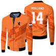1sttheworld Clothing - Netherlands Special Soccer Jersey Style - Fleece Winter Jacket A95 | 1sttheworld