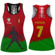 1sttheworld Clothing - Portugal Special Soccer Jersey Style - Hollow Tank Top A95 | 1sttheworld