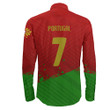 1sttheworld Clothing - Portugal Special Soccer Jersey Style - Long Sleeve Button Shirt A95 | 1sttheworld