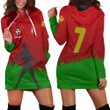 1sttheworld Clothing - Portugal Special Soccer Jersey Style - Hoodie Dress A95 | 1sttheworld