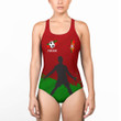 1sttheworld Clothing - Portugal Special Soccer Jersey Style - Women Low Cut Swimsuit A95 | 1sttheworld