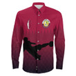 1sttheworld Clothing - Qatar Special Soccer Jersey Style - Long Sleeve Button Shirt A95 | 1sttheworld